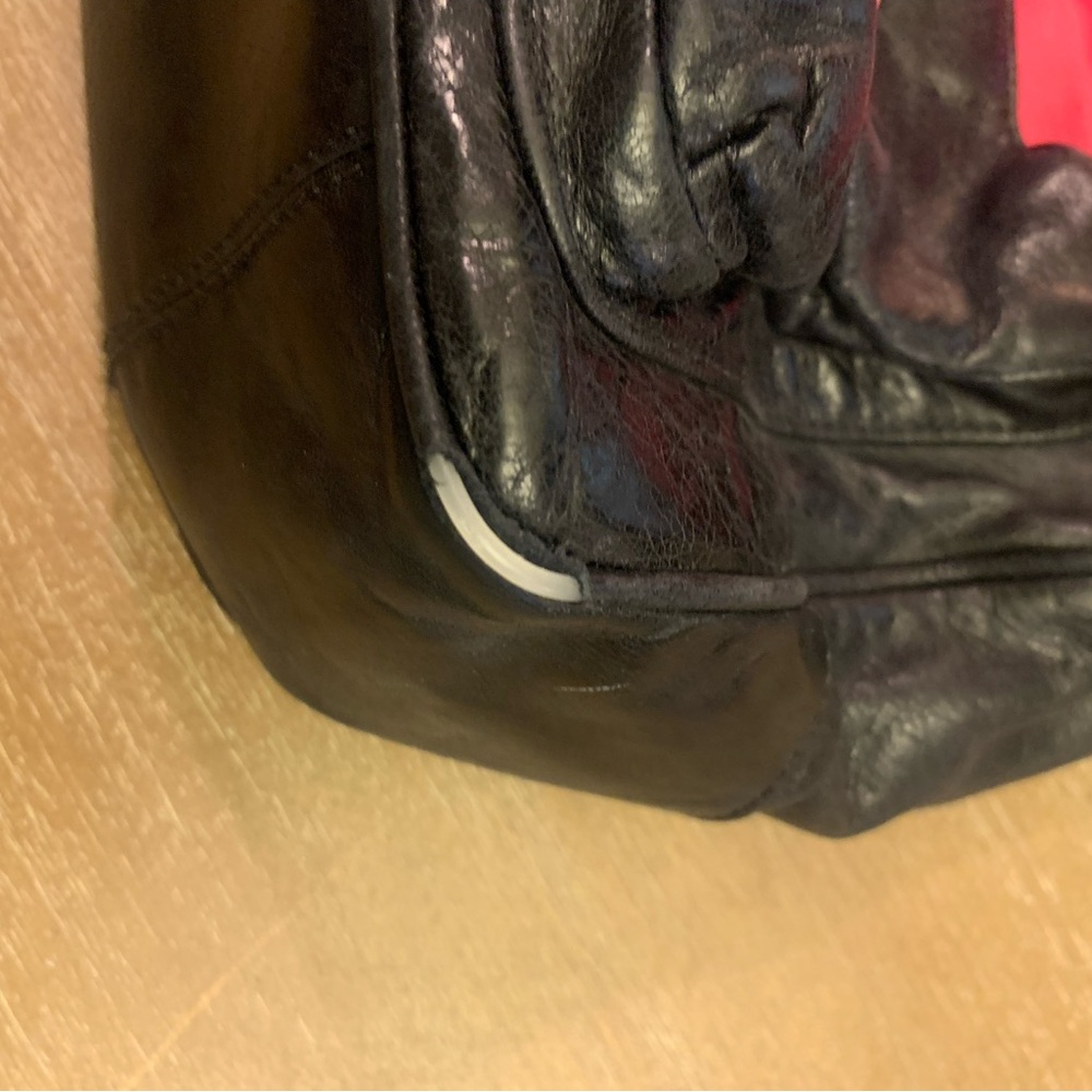 Black  Poppy Coach Camelia Bag - Picture 10 of 13